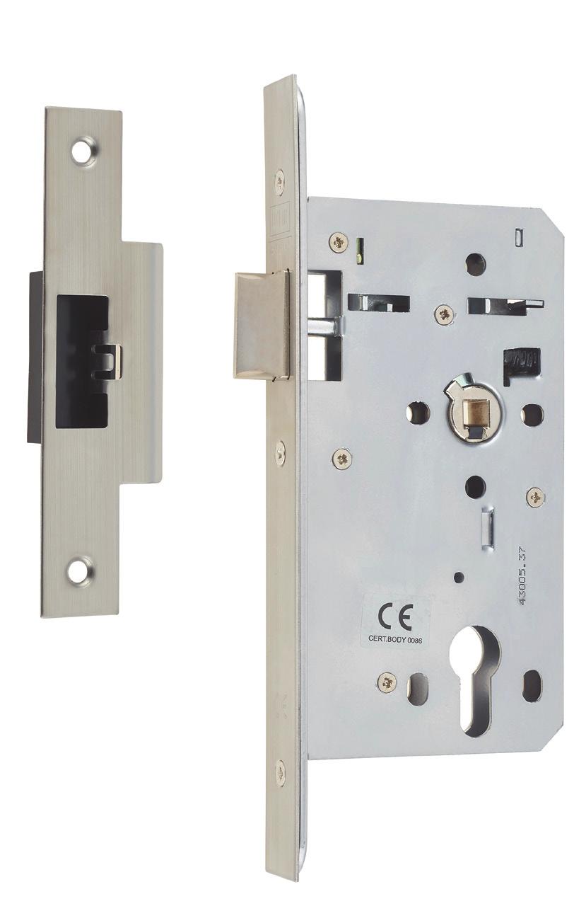 The HD72 Range Mortice Latch Product available with square or radius forend JHD72LA-S-SS60 HD72 Mortice Latch Square forend Stainless Steel 60mm Backset APPROVED PRODUCT CF5543 JHD72LA-R-SS60 HD72