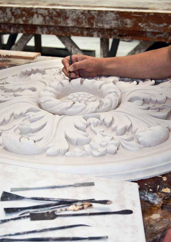 Fibrous Plaster Corbels for private residence in Kensington Hanover Lodge, Regents Park As pioneers of fibrous plaster in the UK, we have two centuries of experience in the