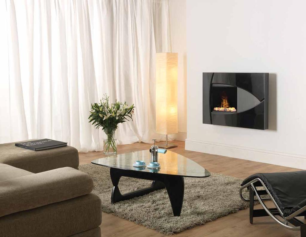 Features Flame Revolutionary ultrasonic technology produces a fine mist to create the illusion of flames and smoke. Remote Includes a convenient remote control for ease of use at your fingertips.