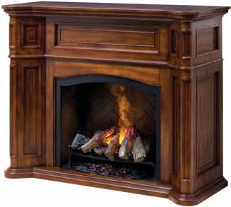 Opti-myst Insert DLGM29 120V plug-in insert 27" W x 13" H x 14 1 /4" D * No heater included Inner Glow Logs Glowing Ashes Metal Log Grate Inner Glow Logs Pulsating embers glow from within the