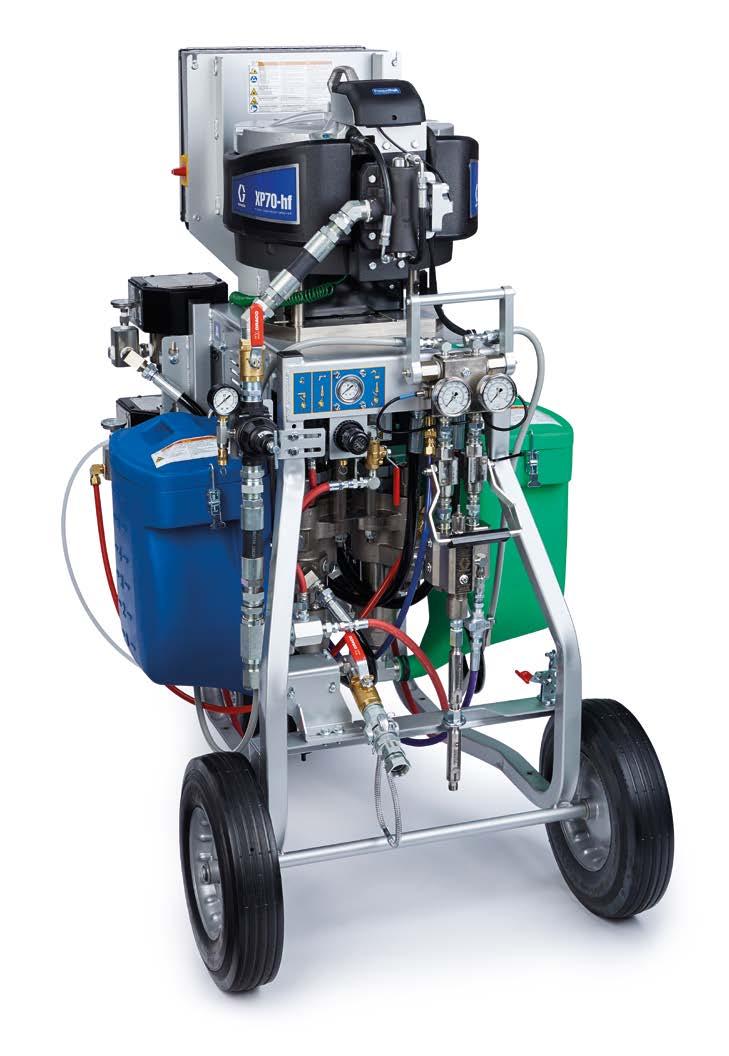 Protective Coating Applications Total Solution for High Output Applications The XP-hf system combines the popular XP Sprayers with the powerful XL 10.000 air motor.