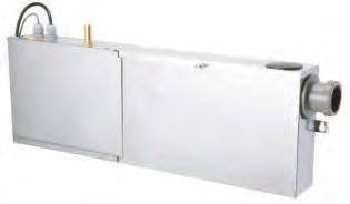 The DCP-30V mounts vertically, either behind a refrigerated display cabinet or on a cold room