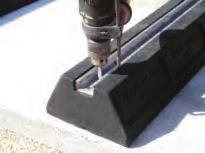 fixing point with built in anti-vibration characteristics
