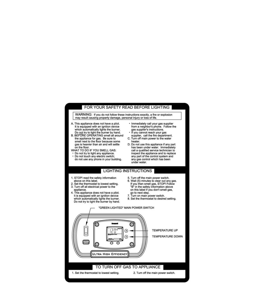 SECTION IX: OPERATING INSTRUCTIONS SEQUENCE OF OPERATION (Replaces SEQUENCE OF OPERATION section on pg. 39 of installation & operation manual) 1. Thermostat calls for heat. 2. Blower ON. 3. Blower pre purge at reduced speed.