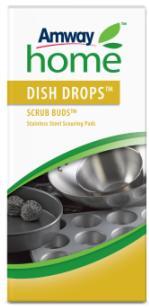 Dish Cleaning DISH DROPS Liquid DISH DROPS Scrub Buds Effective, highly-concentrated formula cuts through grease and attacks dried-on foods.