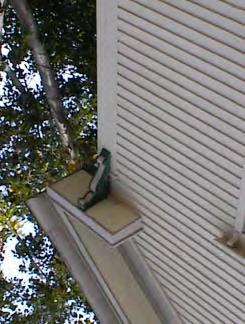 When installing replacement gutters, the destruction of historic detail should be avoided. 8.