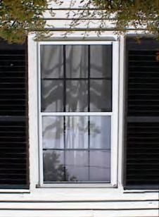 4. As a last resort, alternate materials, such as aluminum or vinyl clad wood windows, or vinyl windows may be acceptable for replacement sash (not frame in frame), as long as they match the historic