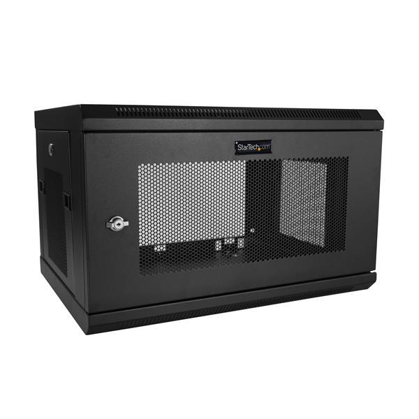 6U Wall-Mount Server Rack Cabinet - Up to 14.8 in. Deep Product ID: RK616WALM This 6U server rack cabinet lets you mount your EIA-310 compliant equipment to the wall.