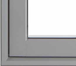 Energy-saving glass Design Series windows are available with double- and