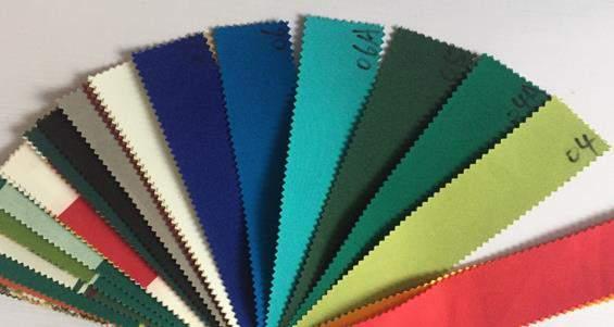 Premium fabric awnings colour chart
