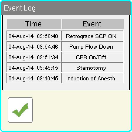 Additional Monitoring Tasks: Marking Events Table 14: Event Navigator Functions Button / / / Description Moves the cursor in either direction by 1 pixel (approximately 4 seconds, based on the
