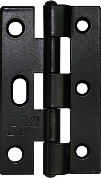prong version increases door security when closed by making door captive even if pin is removed Step-over version with