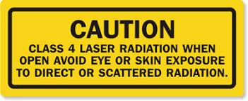 Enclosures (cont.) A warning label identifying the highest class of laser radiation contained within the fiber SHALL: Be affixed to each removable fiber connector.