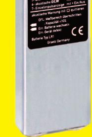 Suitable instruments for this purpose are GRAETZ dose rate alarm devices like the GammaTest C or the alarm lamp GWL10m.