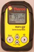 Contamination energy range B20-ER: 0-500kcps Thermo Scientific RadEye X Series Survey Meters Be prepared