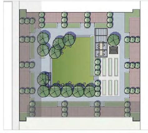 Each Green Court serves the particular residents utilizing the spaces The courts are design to maximize sun penetration Each