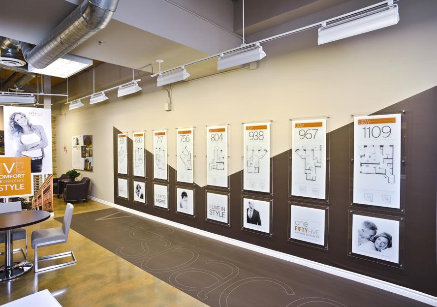 Creative Spaces Graphic walls and floors help compliment