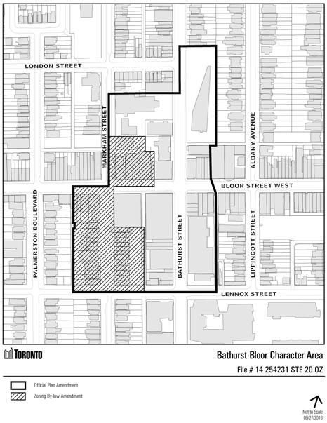 STAFF REPORT ACTION REQUIRED Bathurst Bloor Four Corners Study Official Plan Amendment and Zoning By-law Amendment Final Report Date: November 2, 2016 To: From: Wards: Reference Number: Toronto and