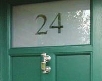 You may wish to personalise your home further by having your house number etched or bevelled within the design.