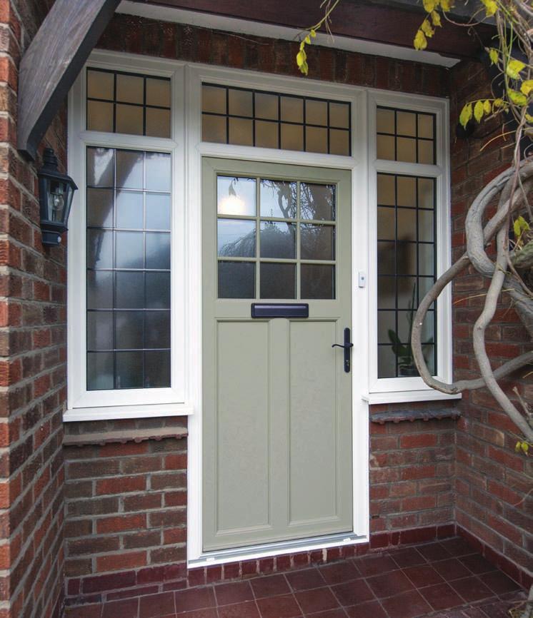 Choose from 11 door finish options.