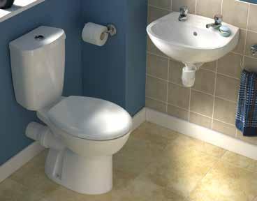 Bathroom Suites Pottery Toilets & Basins Was Price Toilets: Dual flush pre-fitted cistern for ease of fit Adjustable hinge toilet seat 223115 Portland Toilet to Go 49.