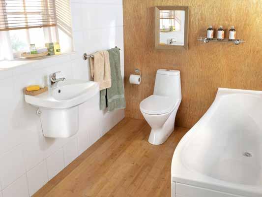200 * Positano Package deal 102728 Toilet Pan with Soft Close Toilet Seat 100103 Push Button Cistern 100034 Basin & Pedestal 49.