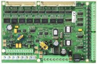 Display, operation and indication 3.2.2.1 B3-MMI-UIO universal input/output module The B3-MMI-UIO is primarily used for controlling layout plan and repeat signal boards of the SecuriFire system.
