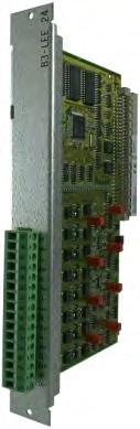 Boards 6.1.5 Alarm lines board for HX 140 B3-LEE23 The B3-LEE23 supplies power to and monitors up to 8 stub lines, each with a maximum of 30 detectors of the HX 140 detector series.