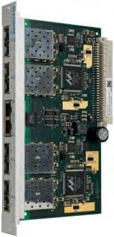 0BASE-TX interfaces. Fig. 96 B8-NET4 485 6.1.18 B8-NET2-FX4 network board The B8-NET2-FX4 network board is for redundant networking of the SecuriFire 3000 and for connecting PC applications.