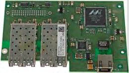 Boards 6.2.7 B9-NET-FX4 network module For the redundant networking of SecuriFire FCP 2000 control panels or for the connection of PC applications.