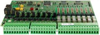 11 B6-EIO input/output module For connection of up to 10 stub lines each with a maximum of 30 detectors from the B6-EIO is suitable for combining any surveyed inputs as well as for connecting the