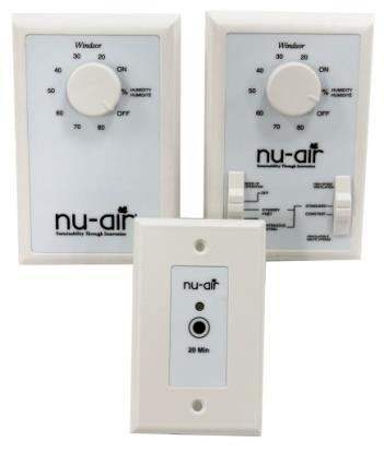 3.2. Windsor Series Controls & Other 24 V Control Options Nu-Air offers 24 VAC controls which provide basic functions and easy operation. Other 24 VAC controls might also be used.