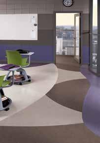 And with education spaces at all levels now designed to serve multiple purposes, flooring must