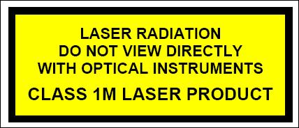 Safety Warning Portable 4-Channel Laser Source Instrument Do not under any circumstances look at the output of the unit through collimating or focusing optics unless the unit is turned off!
