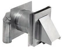Special Gas Vent FasNSeal Standard Wall Mount Kit Kit includes: Wall Thimble w/ Termination, djustable 90 Elbow, and Universal ppliance dapter.