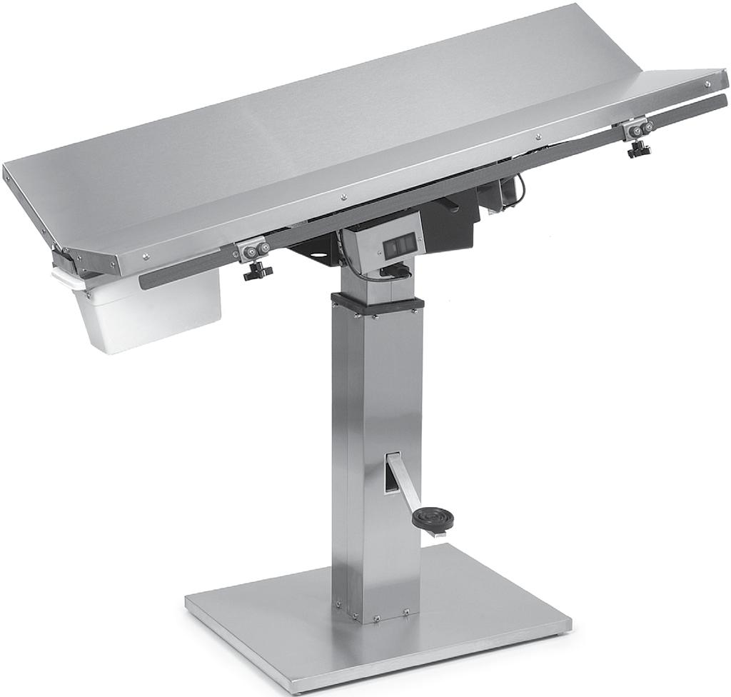 Midmark Hydraulic Column Surgery Table Manual Hydraulic V-Top & Flat-Top Surgery Tables Table of Contents Unpacking.... 2 Specifications... 2 Installation... 2 Flat-Top Parts Identification.