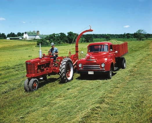 Anyone who farms today or grew up on a farm, started by driving a 50 year old original red Farmall tractor. Many of the 5 million Farmall tractors that were built, are still working.