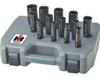 1/2" Socket kits 1/2" sae, deep well 13-piece impact sockets IHDS1213S IH 13-Piece Kit, SAE,