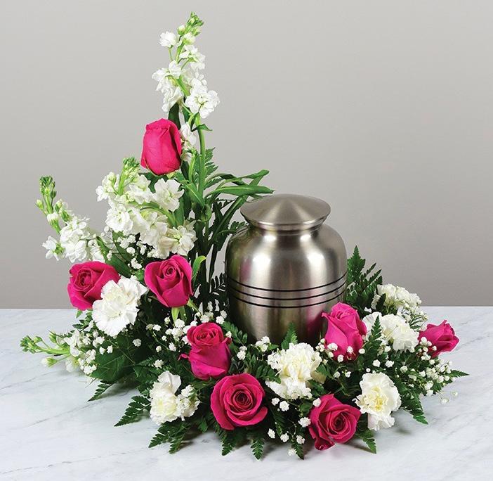 pink roses 4 stems white stock 4 stems baby s breath 3 stems pink snapdragons 7