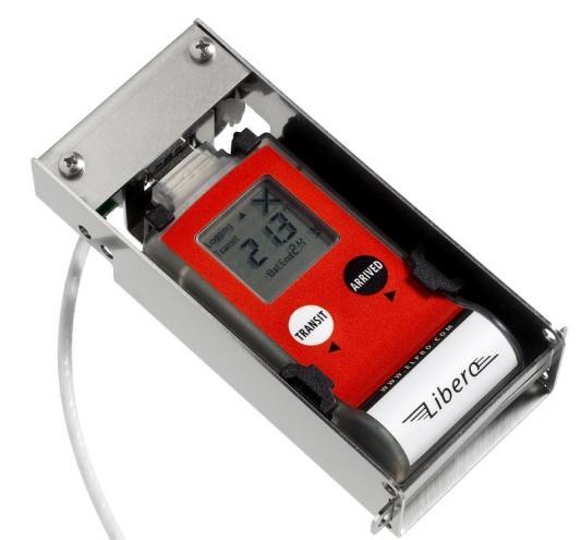 LIBERO PDF Logger for external Probe and Alarm Automatic built-in PDF Generator Single & Multiple use versions (400 days/2 years) Memory: 16 000 temperature data points Measuring range: -200 C.
