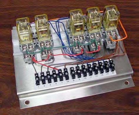 The 13850 Valve Relay Panel is used with all Samuel Jackson Humidaire Units except the HU-60-1260 oil-fired Humidaire Unit.