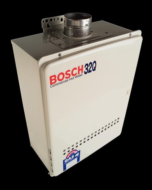 BSCH 32Q The Bosch 32Q has all the features of the Bosch 32, plus When used on a ring main, an internal pump allows for programmed water recirculation in