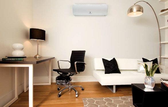 The Next Generation of Ductless Split Systems Attractive and high efficiency options for cooling and