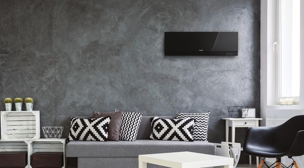 EF Series The streamlined wall-mounted indoor units have eloquent clean lines, expressing sophistication and quality.