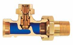 On the pipe side, the universal connection system offers the option of connecting plastic, copper or precision steel pipes of different measurements with the compression fittings which have been