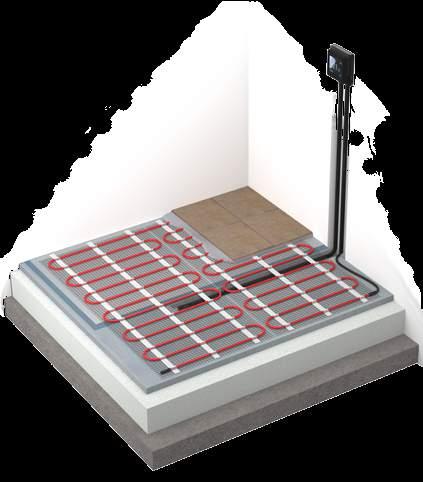 As damping layer installed in vertical parts (ends) of floor slab it is advisable to install a special soft tape minimum 5 mm, e.g. thin thermal insulation or alike.