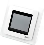 EFET 53x series thermostats are designed for flush-mount installation into a standard wall installation box.