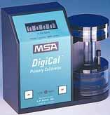 Sampling Pump Calibration Check Devices A primary calibration device, the DigiCal Calibrator provides instantaneous cal i bra tion for instruments like the MSA Escort LC or the secondary flow