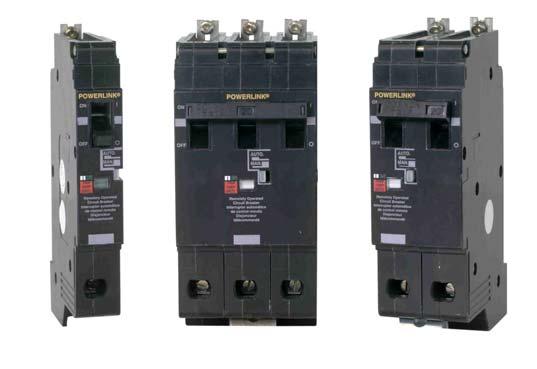Powerlink Breaker Design Criteria Powerlink G3 circuit breakers are the only remote switching devices, UL tested and rated for use with many of today s high fault systems.