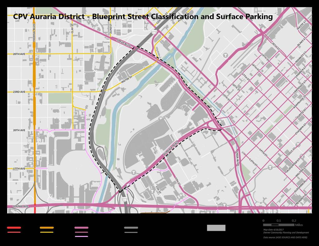 Existing Conditions Perimeter of plan area is surrounded by Mixed-Use Arterials & Undesignated